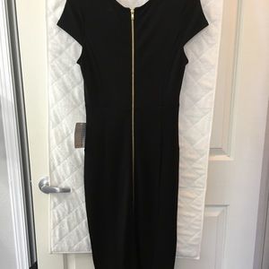 Slimming black dress by Felicity & Coco